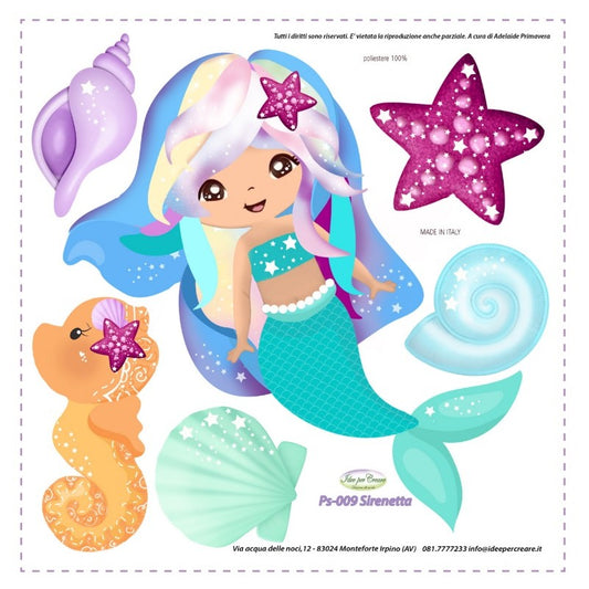 SIRENETTA 25x25CM: PS-009