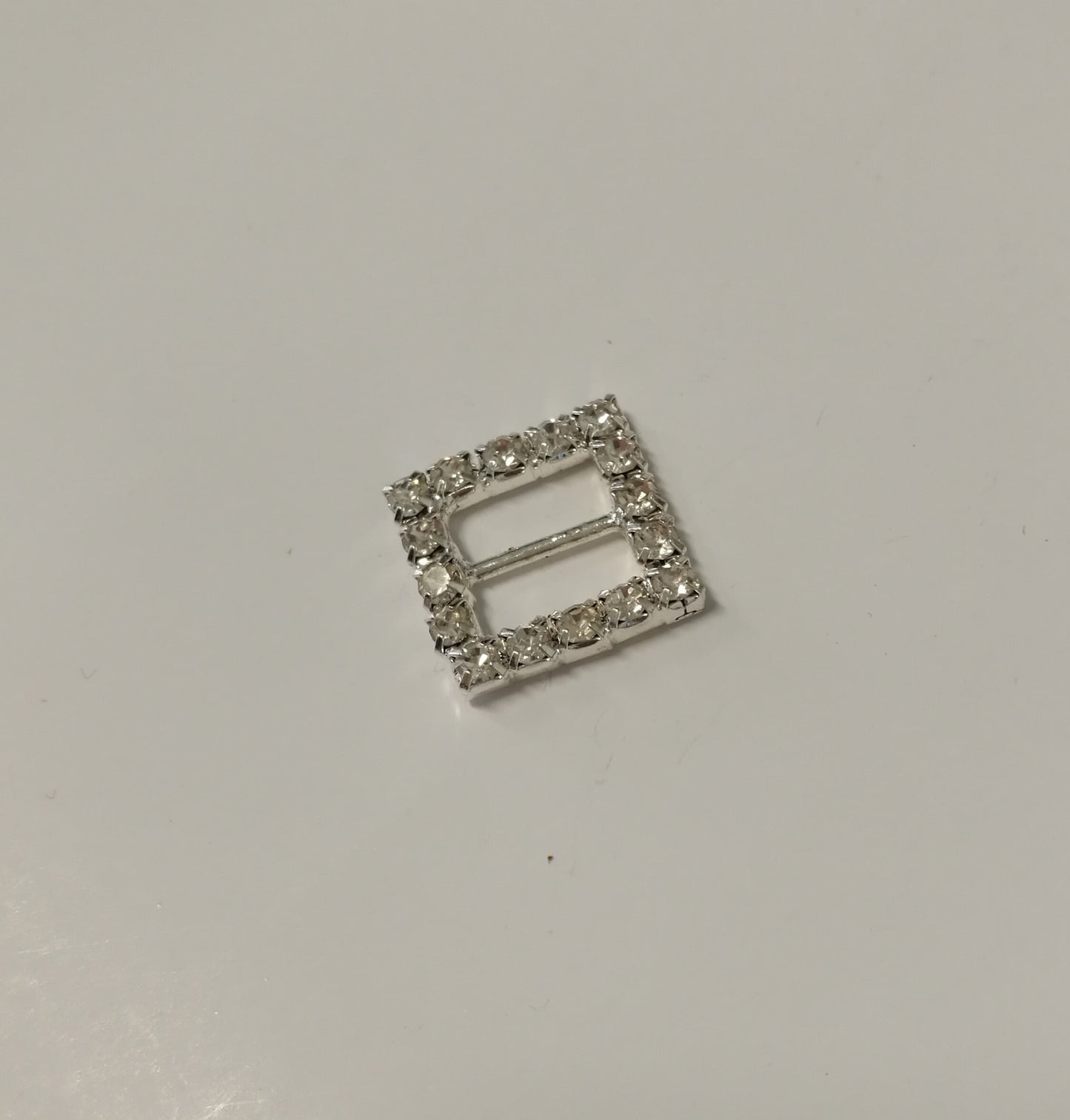 FIBBIA STRASS QUADRATO
