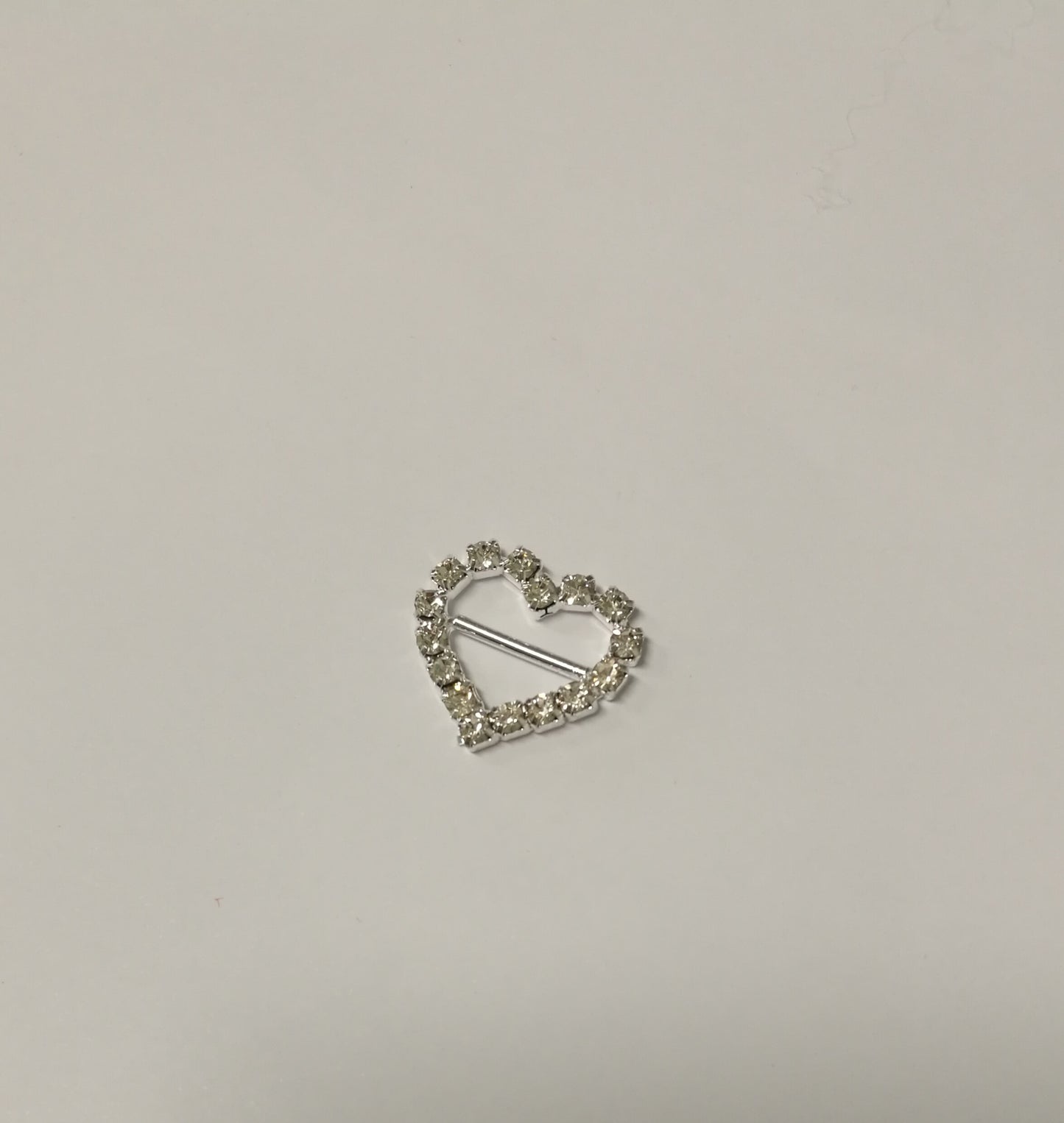 FIBBIA STRASS CUORE