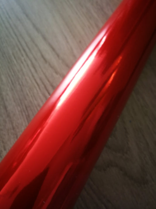 VINILE ROSSO METALIZZATO
