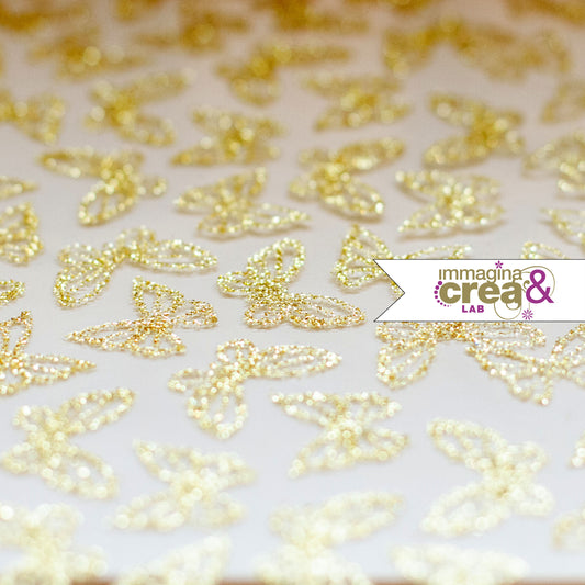 TRASPARENZE FARFALLE ORO