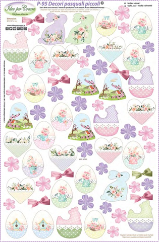P-095 PANNELLO DECORI PASQUALI PICCOLI