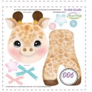 GIRAFFINA 25x25CM: PS-006