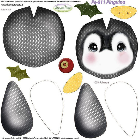 PINGUINO 25x25CM: PS-010