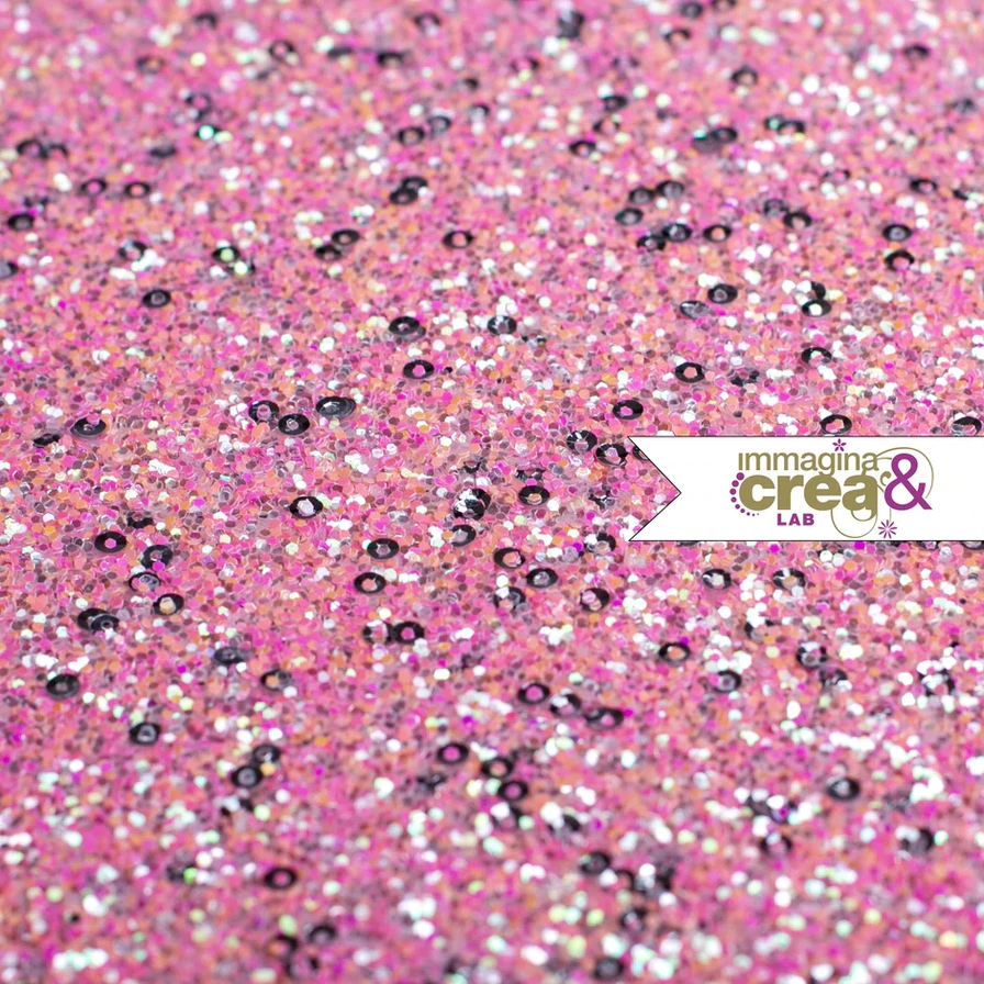 GLITTER ARANCIONE CON PAILLETTES