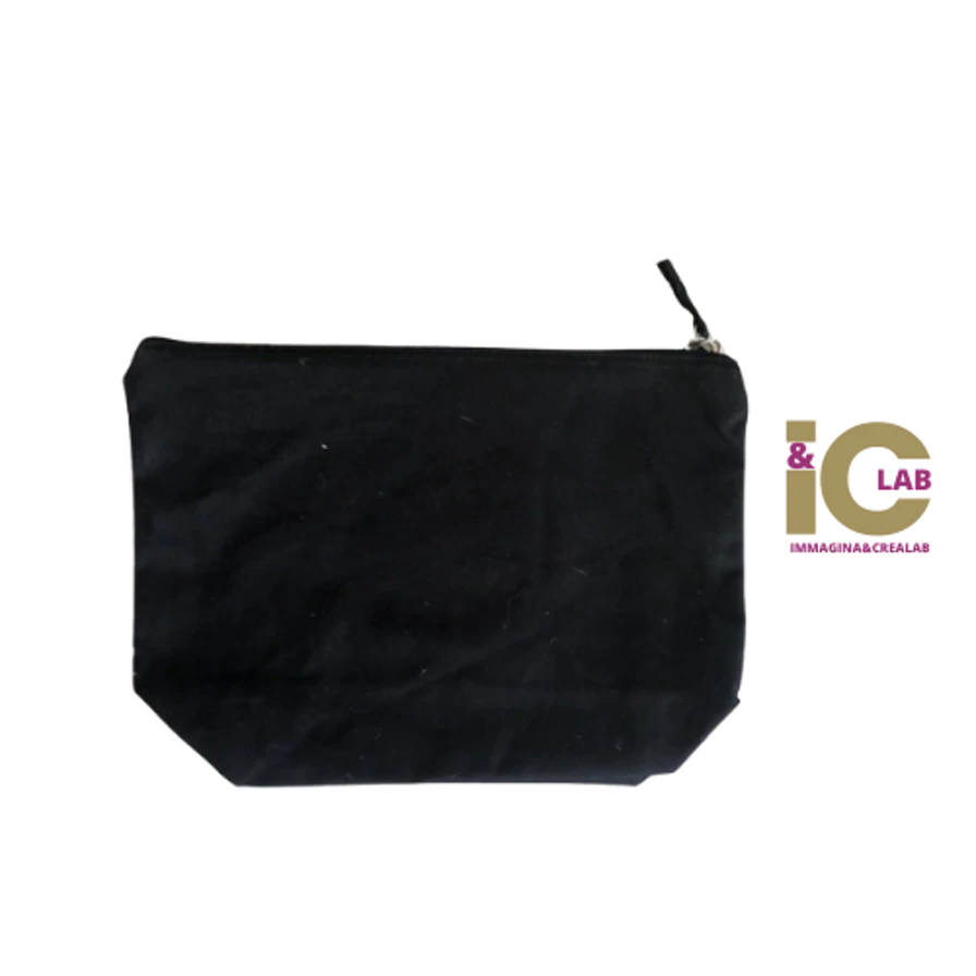 ORGANIZER IN COTONE NERO L