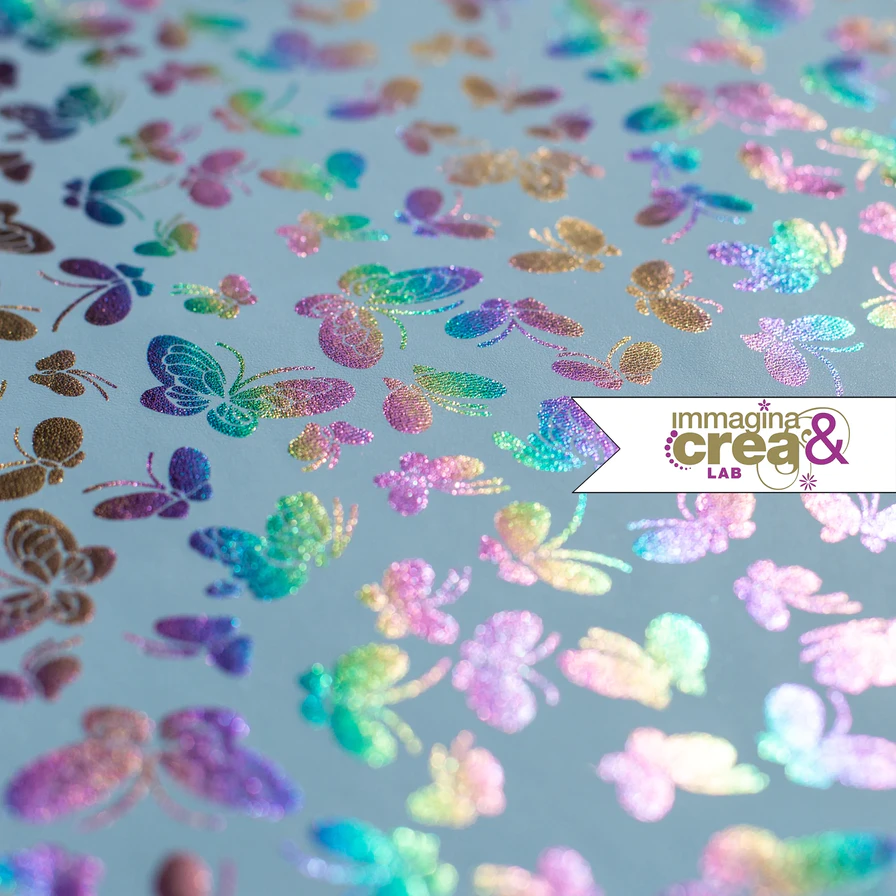 FARFALLE CANGIANTI AZZURRO