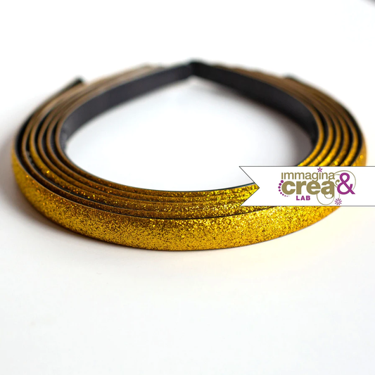 CERCHIETTO IN GLITTER ORO