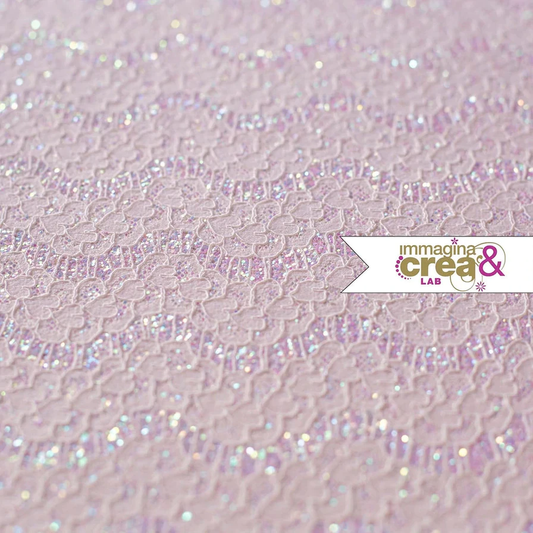 PIZZO GLITTERATO LILLA
