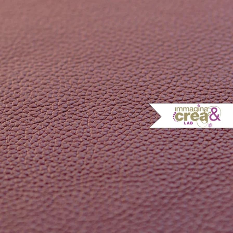 FINTA PELLE ROSSO VIOLACEO