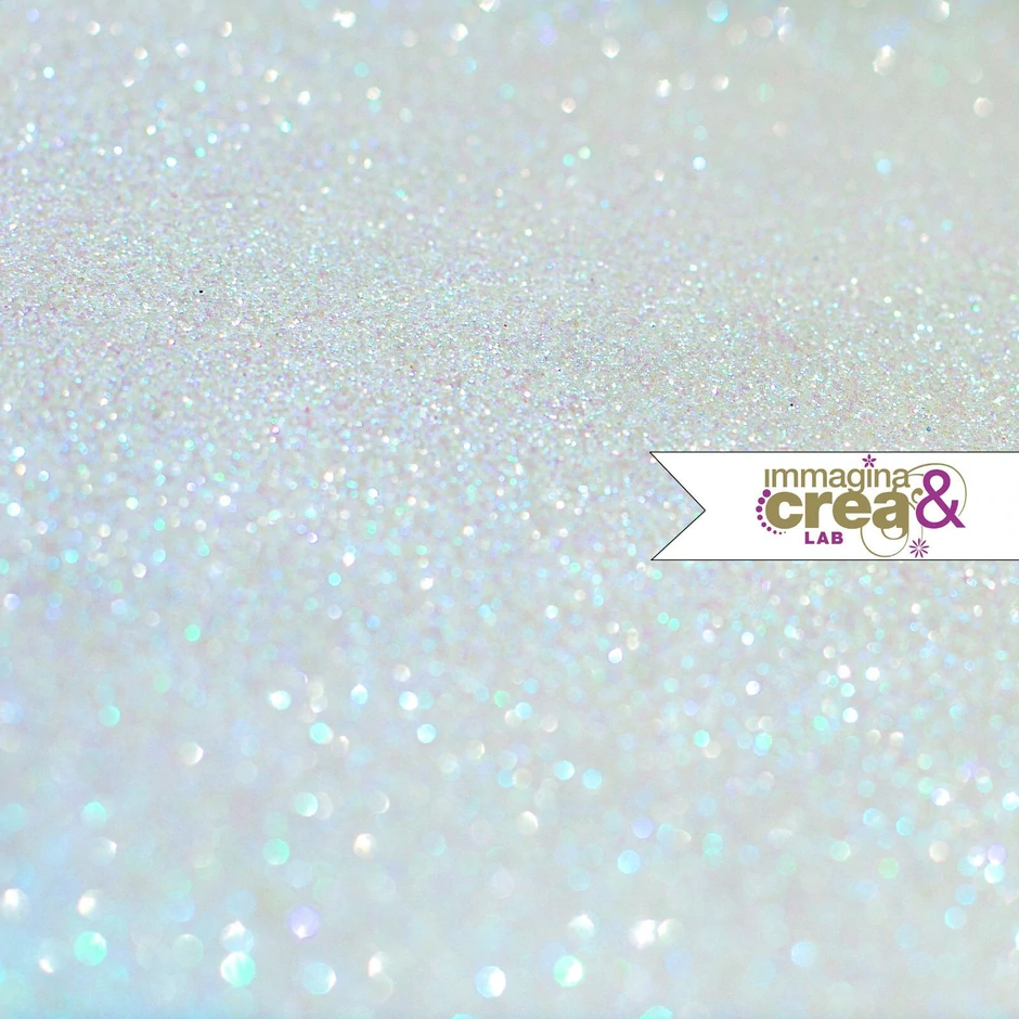 POLVERE DI GLITTER EXTRA FINE BIANCO LATTE