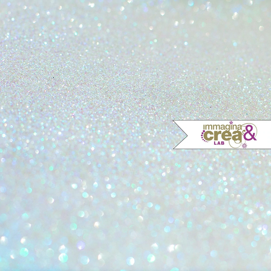 POLVERE DI GLITTER EXTRA FINE BIANCO LATTE