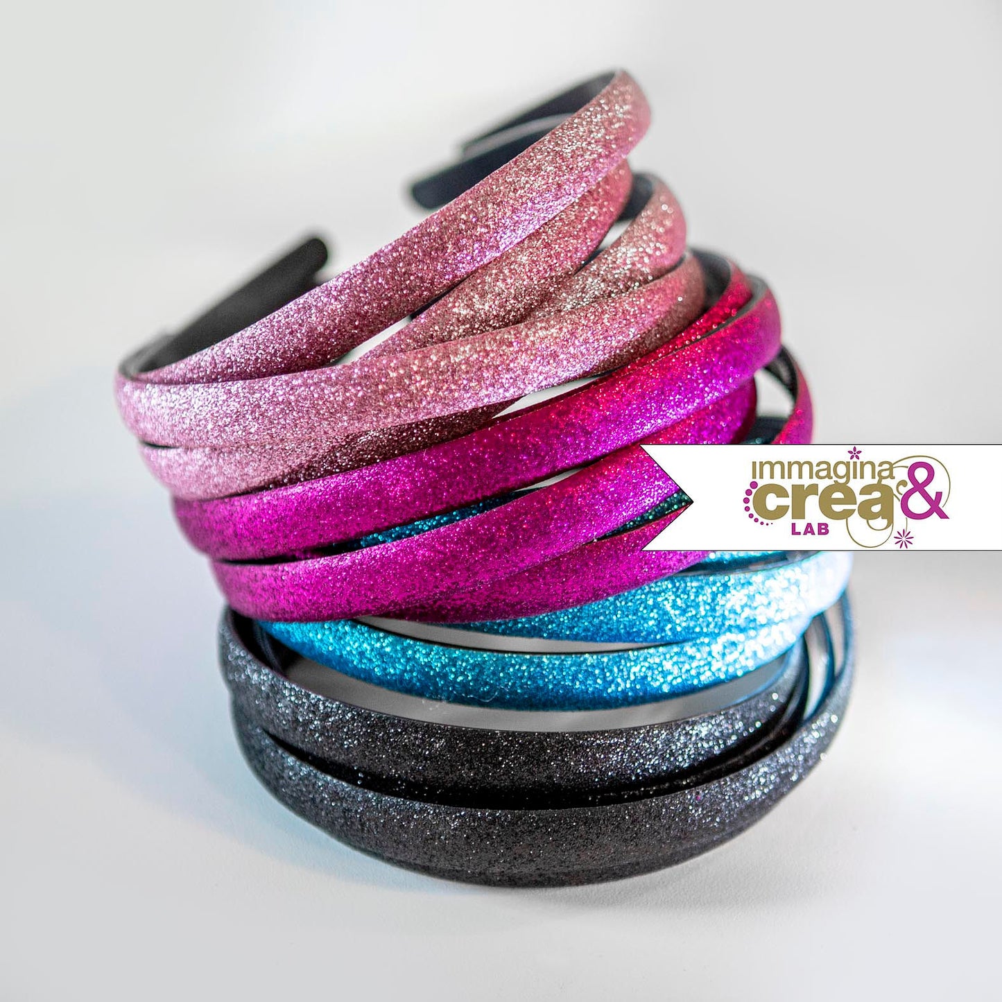 CERCHIETTI GLITTERATI MISTI
