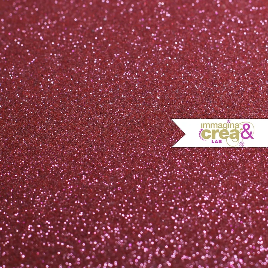 POLVERE DI GLITTER ROSA ACCESO