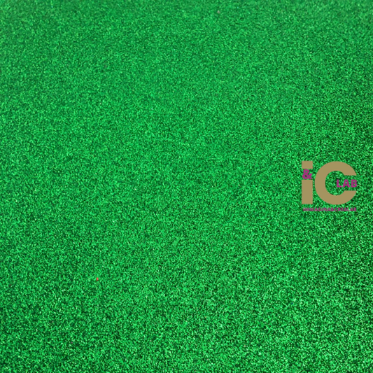 POLVERE DI GLITTER VERDE ACCESO