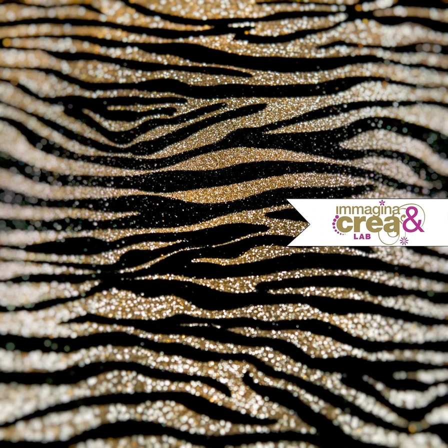 ZEBRATO CHAMPAGNE POLVERE DI GLITTER