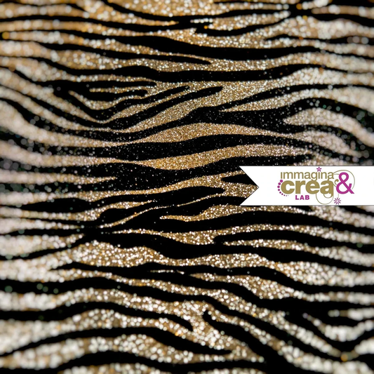 ZEBRATO CHAMPAGNE POLVERE DI GLITTER