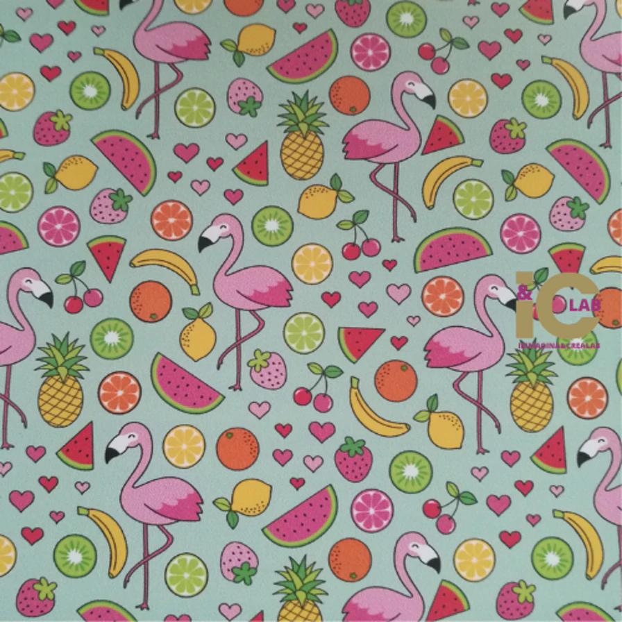 EASYPATTERN FLAMINGO TROPICAL MENTA