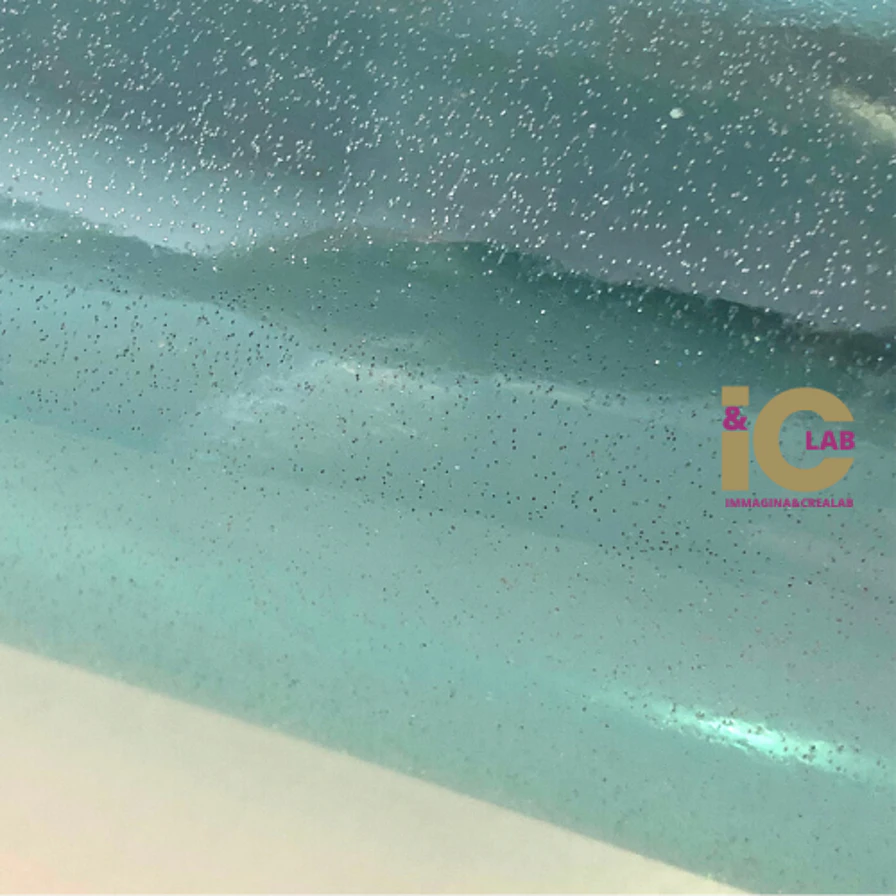 GLITTER TRASPARENTE AZZURRO