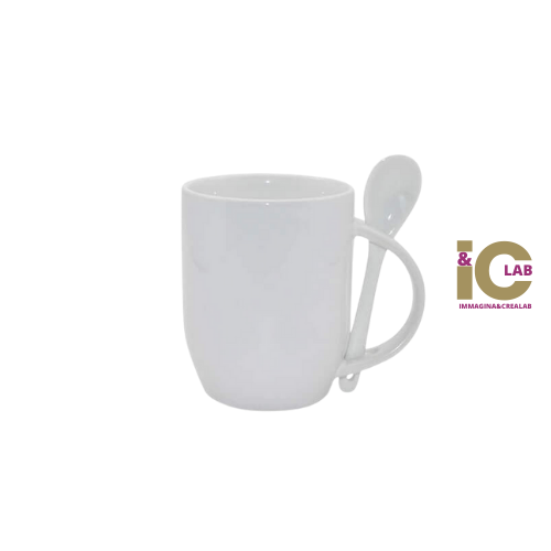 TAZZA CON CUCCHIANO PER SUBLIMAZIONE