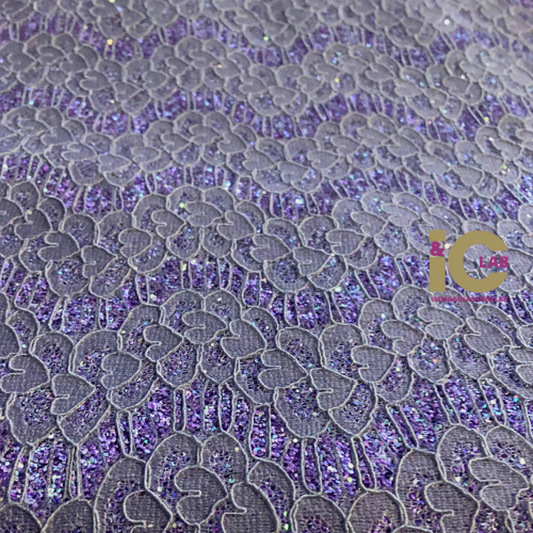 PIZZO GLITTERATO VIOLA