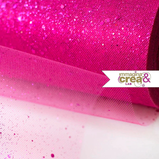 TULLE ROSA ACCESO GLITTER