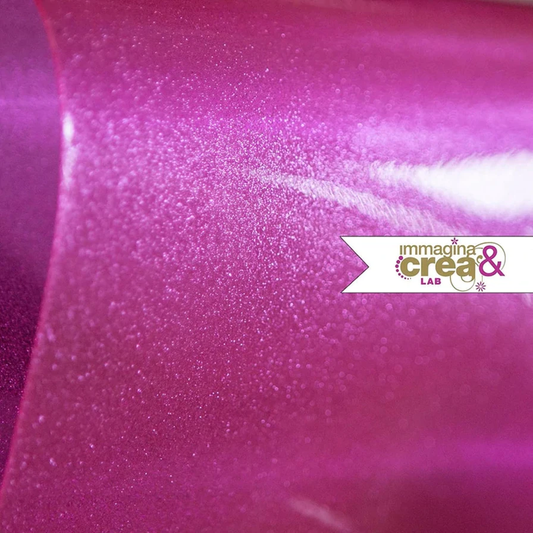 GLITTER TRASPARENTE ROSA ACCESO