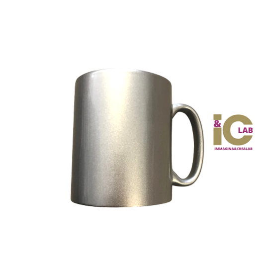 TAZZA SUBLIMATICA ARGENTO METALIZZATO