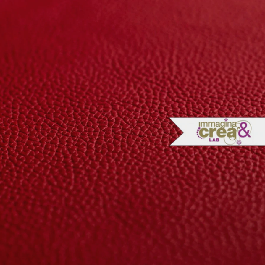 FINTA PELLE MARTELLATA ROSSO VINACCIA