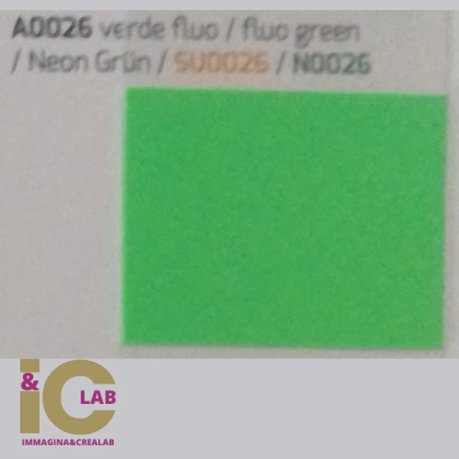 N0026 PS FILM EXTRA - VERDE FLUO
