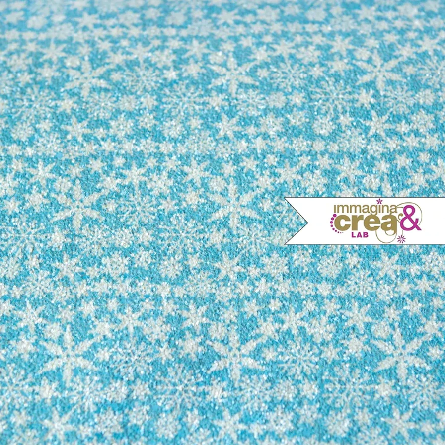 GLITTER NEVE AZZURRO
