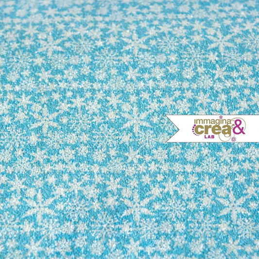 GLITTER NEVE AZZURRO