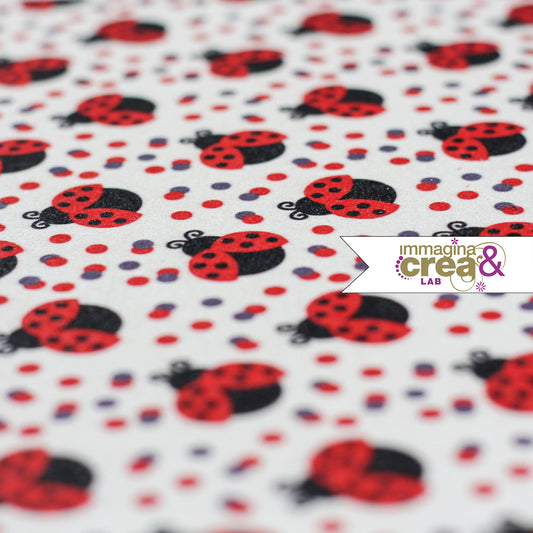 COCCINELLE TESSUTO GLITTERATO FINE