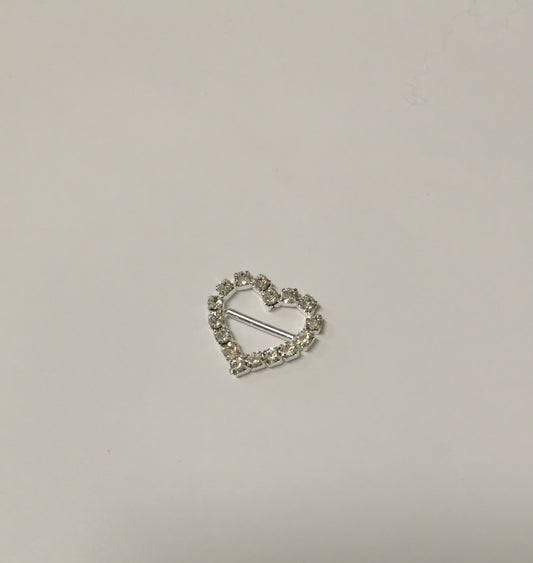 FIBBIA STRASS CUORE