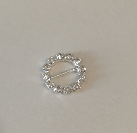 FIBBIA STRASS TONDO
